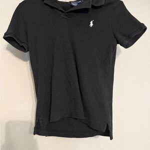 Ralph Lauren Black Polo Cotton Top